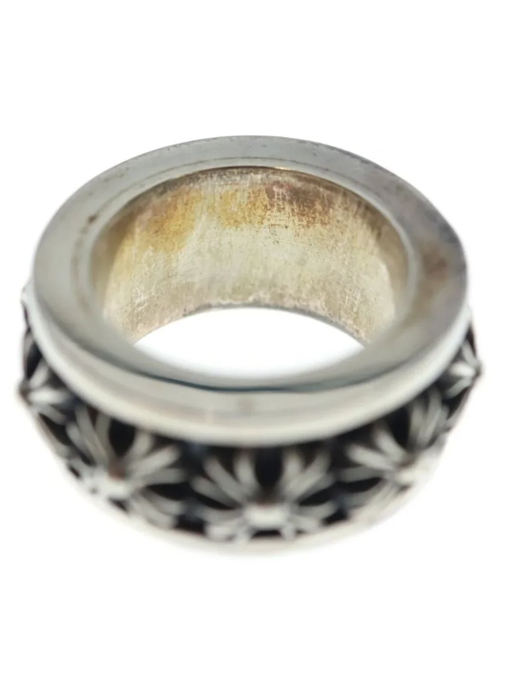 Chrome Hearts Ring Spinner CH Silver